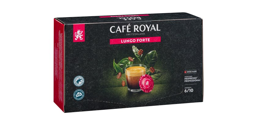 Dosettes de café Lungo Forte Café Royal - Boîte de 50