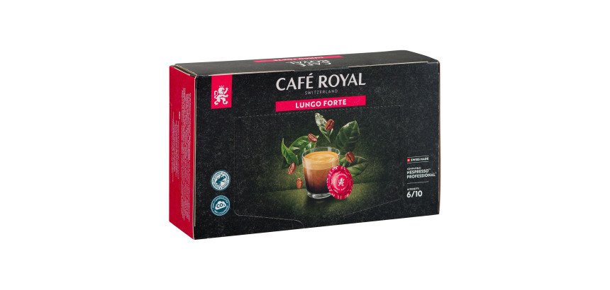 Dosettes de café Lungo Forte Café Royal - Boîte de 50