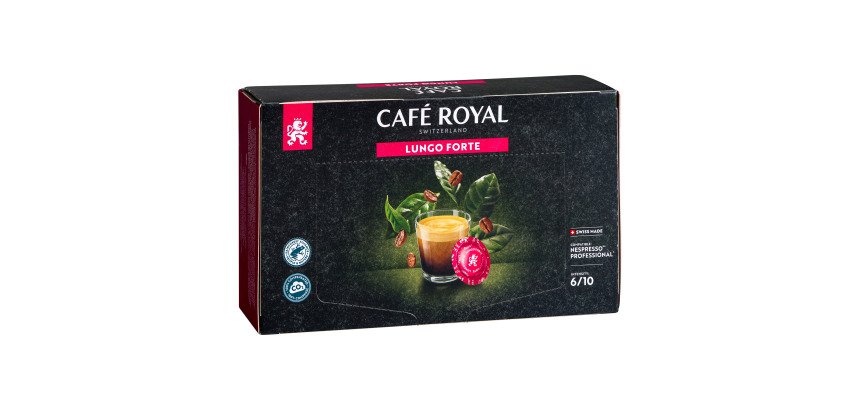Koffiecapsule Café Royal Professional Lungo Forte - Doos van 50 - Compatibel met Nespresso Professional