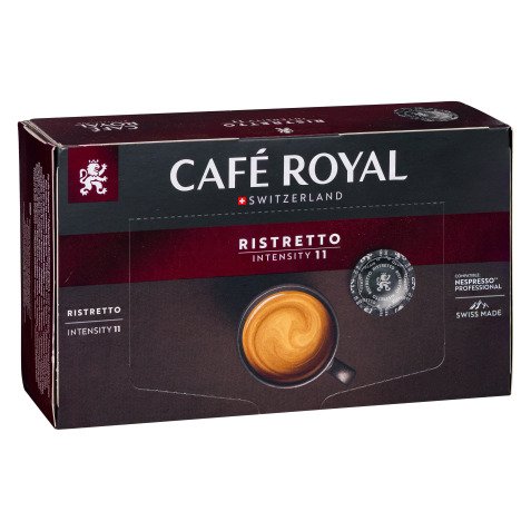 Capsule de café Café Royal Professionnel Ristretto - Boîte de 50 - Compatible Nespresso Professionnel