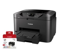 Canon Imprimante multifonction 4 en 1 jet d'encre MB2750 + Pack consommables 4 couleurs