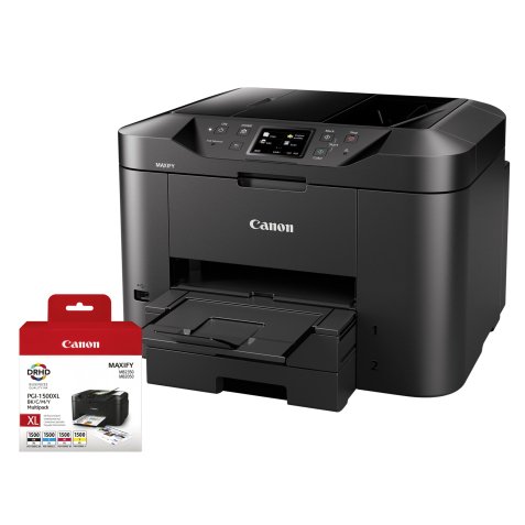 Canon Imprimante multifonction 4 en 1 jet d'encre MB2750 + Pack consommables 4 couleurs
