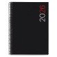 Agenda espiral City Plus semana vista Vertical 155 x 213 mm Polipropileno negro Miquelrius