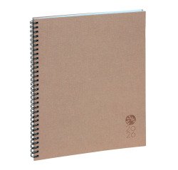Agenda Exacompta Eurotime 27S Forever semainier - année 2026 - 21 x 27 cm - gris