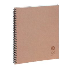 Agenda Exacompta Eurotime 27S Forever semainier - année 2027 - 21 x 27 cm - gris