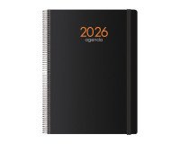 Agenda Syncro dia página 21 x 29,7  cm negro