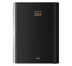 Agenda Syncro dia página 21 x 29,7  cm negro