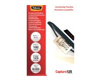 Paquete de 100 fundas de plastificación térmica 60 x 90 125 micras Fellowes Glossy