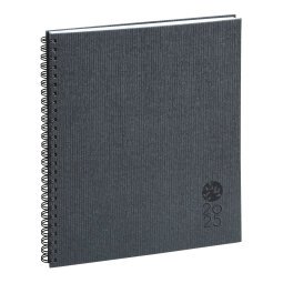 Agenda Exacompta Eurotime 22S Forever semainier - année 2025 - 18 x 22,5 cm gris