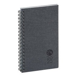 Agenda Exacompta Eurotime 16S Forever semainier - année 2025 - 9 x 16 cm gris