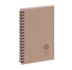 Agenda Exacompta Eurotime 16S Forever semainier - année 2026 - 9 x 16 cm - gris