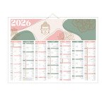 Calendrier mural 2026 - Zen - L 55 x 40,5 cm