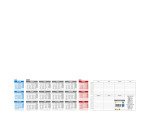 Sous-main millésimé 2026 - 25 feuilles encollées - 54 x 40 cm