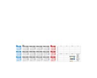 Sous-main papier millésimé 2027 (18 mois) - 25 feuilles encollées - L 54 x H 40 cm