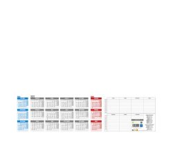 Sous-main millésimé 2027 - 25 feuilles encollées - 54 x 40 cm