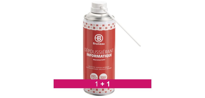 Pack 1 aérosol multipositions Bruneau + 1 OFFERT