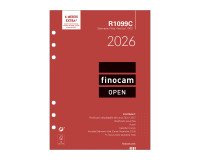 Recambio anual 1000 155x215 Semana Vista Vertical Open R1099C Finocam Catalán