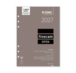 Recambio anual 1000 155x215 1 Día Página Open R1098C Finocam Catalán