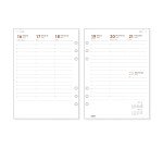 Recambio anual 1000 155x215 Semana Vista Vertical Open R1099C Finocam Catalán