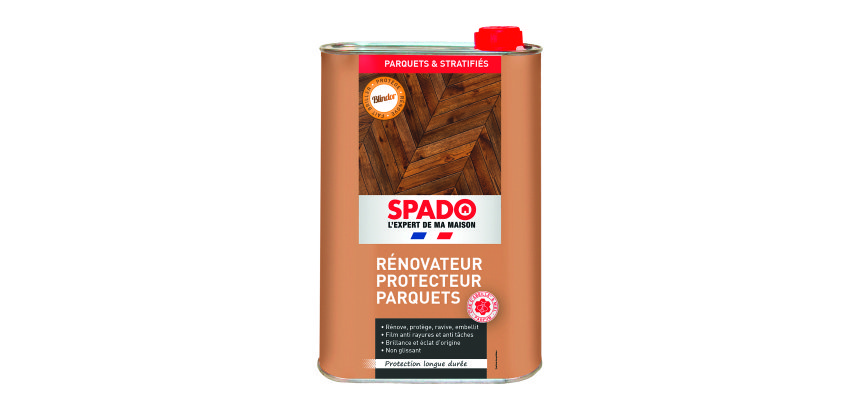 Nettoyant rénovateur parquet Spado Blindor - Flacon de 1 L