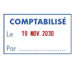 Tampon 'Comptabilisé le' + dateur Professional Line 5460L Trodat