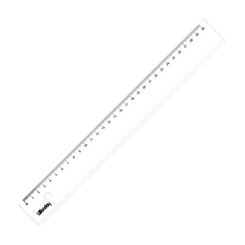 Règle plate Wonday 30 cm plastique