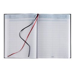 Agenda journalier Brepols Bremax - année 2026 - 21 x 29 cm noir