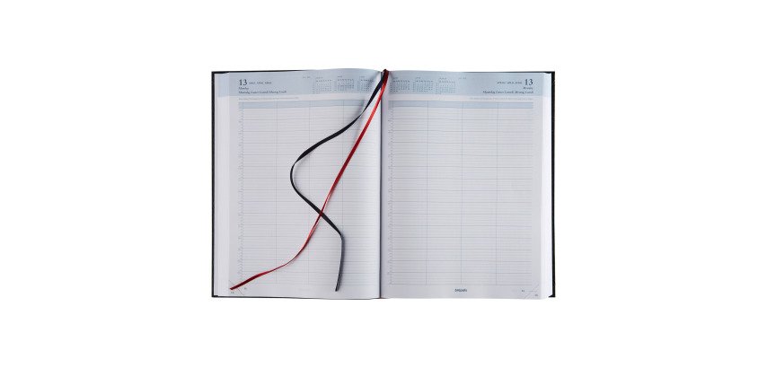 Agenda journalier Brepols Bremax - année 2027 - 21 x 29 cm noir