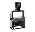 Tampon encreur automatique dateur "Saisi le" Trodat Professional Line 5460L bicolore