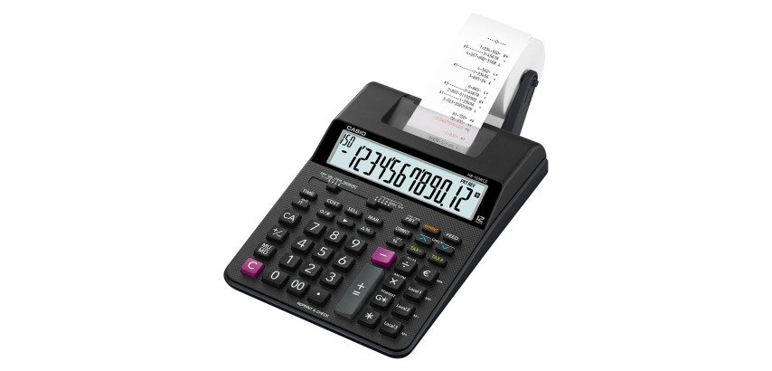 Taschenrechner Casio-Drucker HR-150RCE + Netzadapter