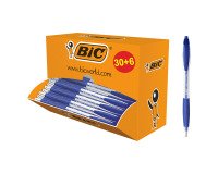 Pack de 30 bolígrafos de bola Atlantis Bic retráctiles + 6 GRATIS 