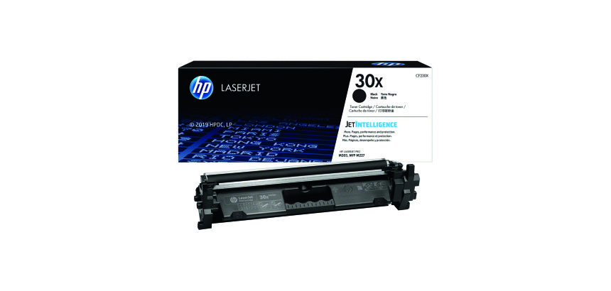 HP 30X CF230X Toner haute capacité noir pour imprimante laser
