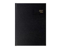 Agenda journalier Brepols Bremax - année 2027 - 21 x 29 cm noir