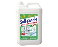 Javel nettoyante Solipro 2 en 1 - Bidon 5 litres