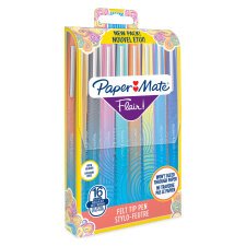 Felt tip pens Papermate Flair medium writing - Pack of 16 assorted colours