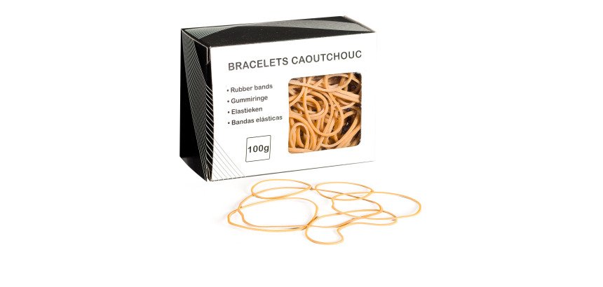 Elastiques tailles assorties - Paquet de 100 g