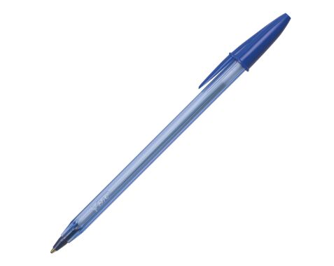 Pot 20 Stylos BIC Cristal - 8 Original Pointe Moyenne + 12 Fun Pointe Large - Couleurs Assorties Classiques & Pop