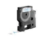 Nastri dymo d1 12 mm x 7 m rosso/bianco