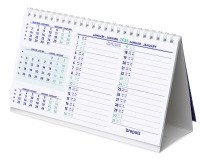 Tischkalender 2026 Brepols Standard Format 21 x 12,5 cm