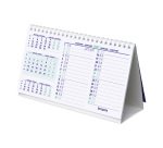 Desk calendar 2027 Brepols standard size 21 x 12,5 cm