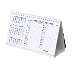 Calendrier chevalet - Format 12,5 x 20,8 cm - 2021