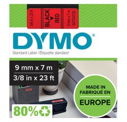 Cinta Dymo D1 escritura negra Ancho 9 mm x 7 m