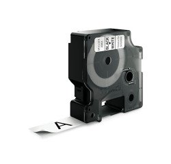 Ruban polyester Dymo D1 19 mm S0720830 blanc écriture noire
