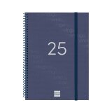 Agenda espiral Year 155 x 215 semana vista Finocam azul