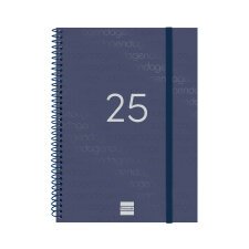 Agenda espiral Year 155 x 215 semana vista Finocam azul