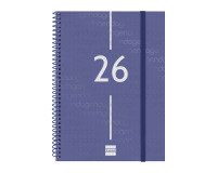 Agenda espiral Year 155 x 215 semana vista Finocam azul