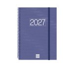 Agenda 155x212 Semana Vista Apaisada Espiral Year Finocam Catalán