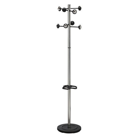 Perchero recepción metal cromado