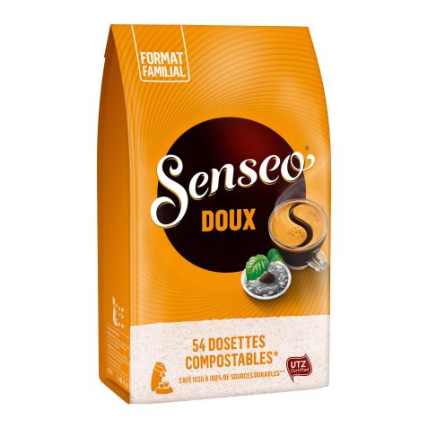 Dosettes de café Senseo Doux - Paquet de 54