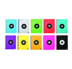 Cuaderno tapa extra-dura A4 cuadrícula 5x5 Antartik Liderpapel - 120 hojas